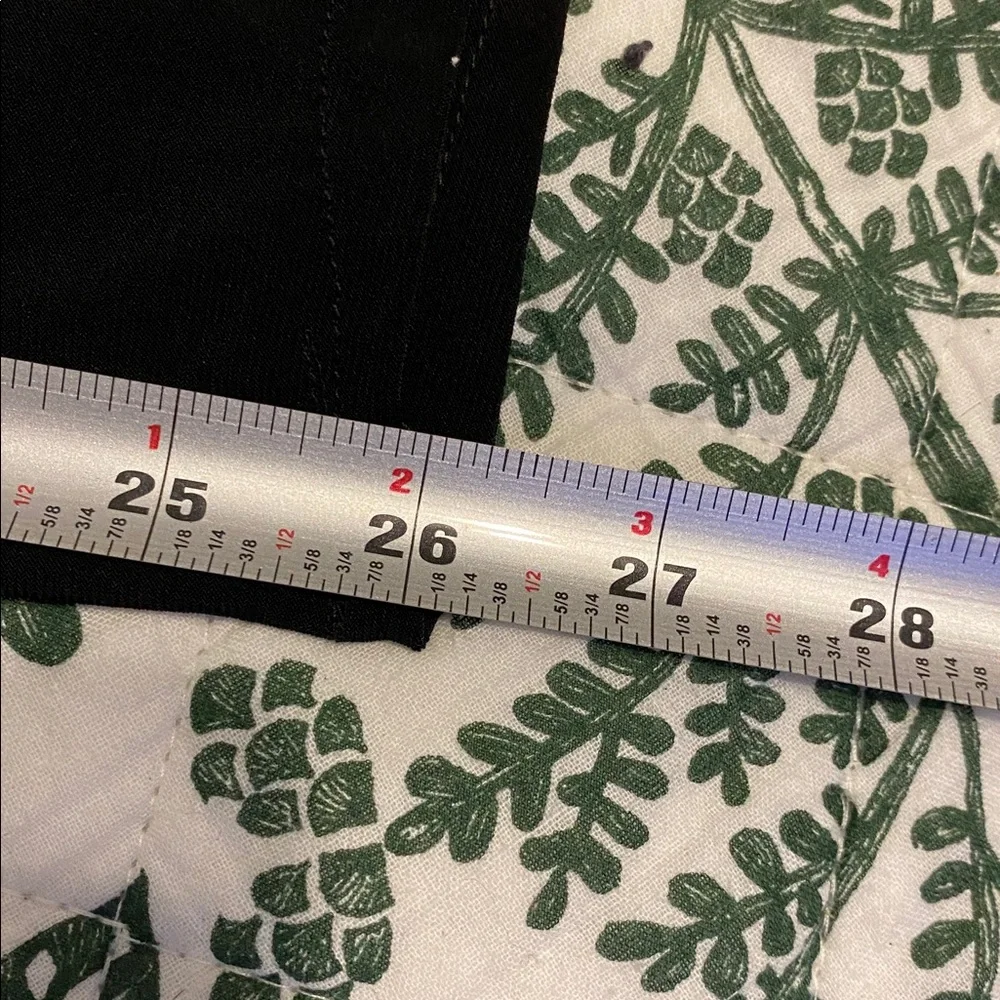 Perceptions Black 2 piece outfit with Animal Print Accent, lightweight - Picture 12 of 12